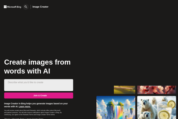 Bing Image Creator