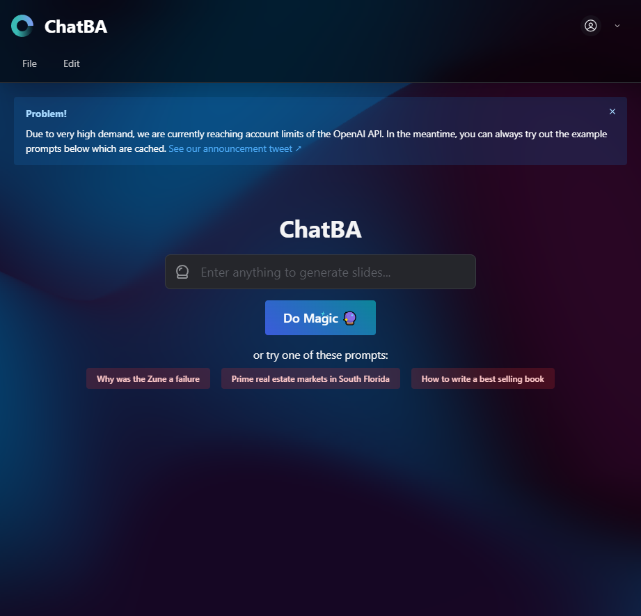 ChatBA