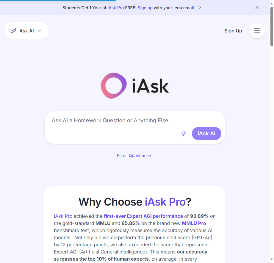 iAsk AI