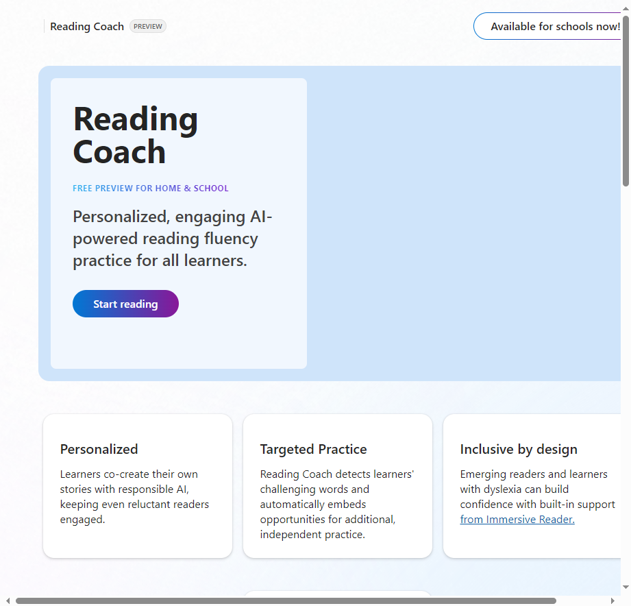 Reading Coach